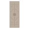 Tapete de viaje delgado portátil para viaje 1.5mm tapete de yoga caucho natural color coco parte inferior antideslizante resistente al desgaste almacenamiento