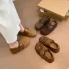 Zapatos de moda estilo mula, de suela gruesa, corte bajo, modelo 2026, con hebilla de cinturón, diseñados tanto para interiores como para exteriores, con un tacón oculto para mayor altura y un nuevo diseño de suela gruesa