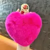 Chaveiro criativo novo de pelúcia com tema de amor, pingente fofo para mochila escolar, chaveiro de carro, pegador de brinquedos pequeno, presente, atacado