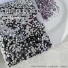 Loto Púrpura Fondo Plano Diamante Manicura Destello Diamante Púrpura Fondo Plano Pequeño Redondo Diamante 1440 Piezas Diamante de Vidrio Joyería para Uñas Diamante