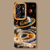 Aplicable para funda de teléfono Samsung s26ultra pintura al óleo tren s25/24plus verano s23 silicona cobertura total s22 set