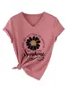 Cuando No Puedes Encontrar Camisetas de Manga Corta con Cuello en V para Mujer Casuales, de Moda y con Estilo en Amazon, Ebay o Sitios Web Independientes