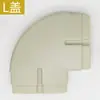 Conjunto de 45 peças para acessório de mesa de escritório: divisórias de tela, conectores de estação de trabalho, grampos de pé fixos, conectores, tampas plásticas, branco