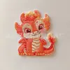 Pegatinas de Tela Bordada del Zodiaco Autoadhesivas Pegatinas de Bordado de Animales de Dibujos Animados Parche Reparador de Agujeros para Ropa de Niños