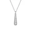 Collar de Corazón con Circonita de Plata S925 Joyería Transfronteriza para Mujer Colgante de Plata de Alta Gama para Mujer Collar de Perla de Plata de Ley Lujo Ligero
