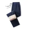 Pantalones Deportivos Casuales Gruesos Forrados de Polar Nuevos de Invierno para Hombre, Pantalones Térmicos para Pareja, Hogar, Exteriores, Pantalones de Hombre