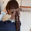 Grampo de Cabelo com Laço de Fita Super Fada Floral Bolinhas Pinça Jacaré Meio Preso Acessórios de Cabelo Novo