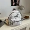 Mochila Feminina Estilo Chinês com Estampa de Borboleta, Mochila Grande Capacidade Estilo Coreano para Viagem de Lazer, Mochila Pequena para Trabalho e Deslocamento