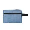 Necessaire Masculina com Padrão de Lichia, Bolsa Portátil de Armazenamento para Viagem, Bolsa de Cosméticos Impermeável de Grande Capacidade para Lembrança