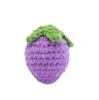 Enfeites de frutas crochê em lã pingente de morango buquê de morangos trançado à mão buquê de morangos acabado atacado acessórios de buquê de morangos