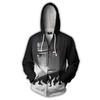Sudadera con capucha 3D de buceo para hombre, transfronteriza de Amazon, para primavera y otoño, casual, con cremallera