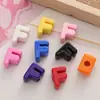Cuentas de Letras Coloridas DIY con Agujero Grande, Accesorios para Tejer Cadenas de Teléfono, Colgantes Digitales para Mochila de Paracord, Llaveros