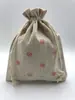 Bolsas de Algodón con Cordón Floral Personalizadas para Guardar Artículos, Soporte para Impresión de Logo, Venta al por Mayor a Partir de un Paquete, Bolsita de Incienso Repelente de Mosquitos de Regalo