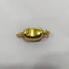 Broche de Lingote Microincrustado 18K DIY Collar de Perlas Acabado Hecho a Mano Broche Conector Pulsera Cadena de Suéter Varilla de Inserción Broche de Presión