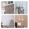 Gancho en Forma de L Multifuncional Sin Taladro Sin Rastro Colgador de Tabla de Cortar de Cocina Colgador de Ropa Sin Rastro para Pared de Baño