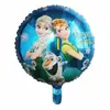 Globos de Papel de Aluminio de Dibujos Animados Frozen en Stock Elsa Anna Princesa Olaf Suministros de Decoración para Fiesta de Cumpleaños Infantil