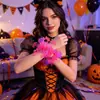 Amazon Cross-Border Halloween Flor de Pulso Fluorescente Festa de Feriado Fantasia Adereço para Foto Crânio Abóbora Pulseira Flor