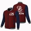 Jaqueta Corta-vento Casual Solta Masculina Esportiva Fina Comércio Exterior Transfronteiriço Tamanho Grande Moda Bonita Versátil Padrão de Carro Casaco Roupas Masculinas