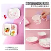 Vajilla Infantil de Melamina con Alto Atractivo Estético, Lindos Utensilios para Alimentar Bebés de Hello Kitty, Anticaídas y Antiescaldaduras, Especialmente Diseñados para Bebés