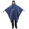 Capa Impermeable Poncho Tres en Uno Impermeable Senderismo Exterior Multifuncional Capa Impermeable Fácil de Llevar Lona Alfombra