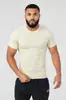 Nueva Camiseta Deportiva Ajustada para Hombre 2024 Verano al Aire Libre Gimnasio Correr Entrenamiento Elástica de Manga Corta para Hombre