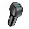 Cargador de Batería de Coche 120W Carga Súper Rápida Cable Apple Retráctil Cable de Carga Multifuncional Carga de Teléfono Móvil Coche