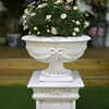 Adornos Decorativos de Pilar de Caballo Estilo Europeo Jardín Patio Boda Soporte de Exhibición Yeso Maceta Exterior Base para Maceta