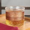 Vidro de borosilicato doméstico de alto valor de cor Vidro de martelo de xícara de chá mestre de alto valor de cor