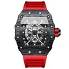 Reloj Binbond para Hombre con Forma de Barril, Reloj de Cuarzo Deportivo de Moda, Artículo Popular Transfronterizo para Transmisión en Vivo, Dropshipping Disponible
