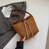Bolsa de Ombro Único Fosca Bolsa Transversal para Mulheres Versátil Bolsa Saco Retrô Grande Capacidade Bolsa para o Dia a Dia Comércio Exterior Transfronteiriço