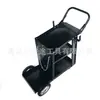 Carro de Herramientas para Máquina de Soldar Móvil de Dos Pisos con Asa, Carro de Soldadura, Carro de Soldadura, Carro de Herramientas para Soldadura por Arco de Argón
