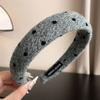 Diadema de Lazo Negra Pequeña y Fragante de Gama Alta para Mujer Nueva Pinza para el Cabello para Lavado de Cara de Mujer Accesorios Versátiles para el Cabello Pinza para el Cabello Tocado