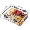 Pote Hermético de Grau Alimentício para Uso Doméstico Combinação Transparente Pote de Armazenamento de Cozinha Grãos Cereais Lanches Produtos Secos Garrafa Caixa de Armazenamento