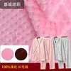 Tela de franela de piña Peluche para bebé Tela jacquard Otoño e invierno Textiles para el hogar Zapatos para el hogar Tela para juguetes
