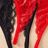 Bragas Sexis de Talla Grande para Mujer con Abertura en la Entrepierna, No Necesitan Quitarse, Tanga Sexy de Encaje Estilo Japonés Temptación, Bragas T-Back Sexis Europeas y Americanas para Discoteca