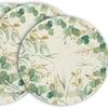 Temu verano transfronterizo nuevo ramas de flores y hojas estilo chino bola de flores mantel redondo de lino diseño de restaurante impermeable y aislamiento térmico