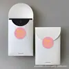 Ventas Directas de Fábrica Rollo Gracias Papel Kraft Logo Empaque Sello Rosa Estampado en Caliente Pegatina de Agradecimiento