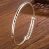 Joyería de Moda Nacional Personalizada Trébol de Cuatro Hojas Flor Suerte Trébol de Cuatro Hojas Brillo Pulsera Push-pull