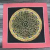 Pintura Pendurada Hotong Pintada à Mão com o Mantra de Seis Caracteres Tang 26*26 Núcleo de Cartão
