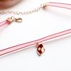 Nuevo Collar Ankesela de Terciopelo Rojo Joyería Colgante Gargantilla Gargantilla Cadena Corta para Clavícula para Mujer