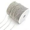 Accesorios de Joyería Hechos a Mano DIY Cadena Encriptada de Hierro Cadena de Extensión Cadena de Cola Estilo Antiguo Materiales para Pulseras de Ropa 3*4mm