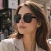 Nuevas Gafas de Sol de Estilo Europeo y Americano de Moda Sin Marco Degradado Ins para Hombres y Mujeres, Modernas Gafas de Sol con Protección UV400