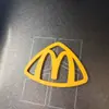 Suministro Exclusivo Transfronterizo de Pegatinas para Coche con Logo 'm' de Maybach, Creativo Adhesivo 3D de Arcos Dorados de McDonald's para Decoración Lateral de Coche