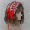 Faixa de Cabelo Lolita Flor Casamento Cupido Anjo Cabo LO Niang Renda Versátil kc Faixa de Cabelo Laço Joia de Cabeça Lolita