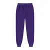 Comércio Transfronteiriço Calças de Lã Forradas Outono e Inverno para Homens, Calças de Moletom Esportivas Casuais da Moda, Calças Jogger Espessas e Quentes