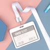 Juego de tarjetas acrílicas transparentes Youhe tarjeta escolar para estudiantes listado personalizado tarjeta de oficina cordón tarjeta de trabajo venta al por mayor