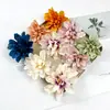 Pintura al Óleo Escandinava Pequeña Epiphyllum Flor Artificial de Margarita DIY Cabeza de Flor de Margarita Tocado Étnico Pasador Material de Flor Adornos Pequeños para el Hogar