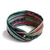 Diadema Bohemio Ins Versátil Elegante Nudo Cruzado Diadema Deportiva de Yoga Estampada Versión Ancha para Mujeres con Coronilla Alta