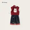 Colección de Ropa para NiñasRopa de Otoño para Niñas Jóvenes, Conjunto de Dos Piezas con Pantalones y Mangas Largas para Niños