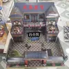 Casa Chinesa de Luxo Acabada com Quatro Quartos, 65cm de Comprimento, 55cm de Largura, 38cm de Altura, Casa de Papel, Produto Acabado Enviado Sem Montagem Casa